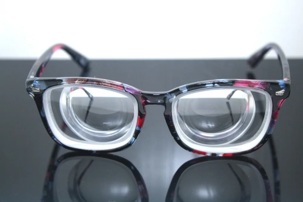 Женские новые очки Lentes Opticos с оправой для очков оправа большой цветком высоким