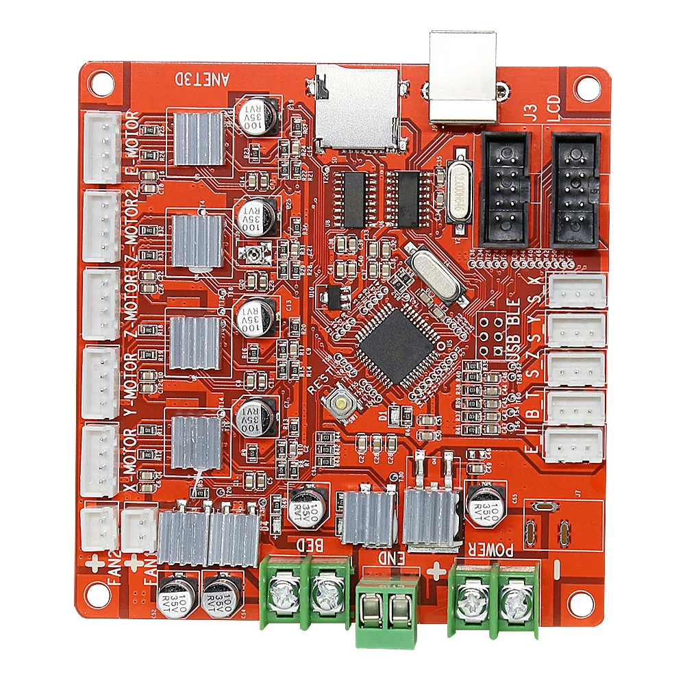 Плата контроллера 3D принтера Anet V1.0 Ramps1.4 обновленная версия материнской платы для