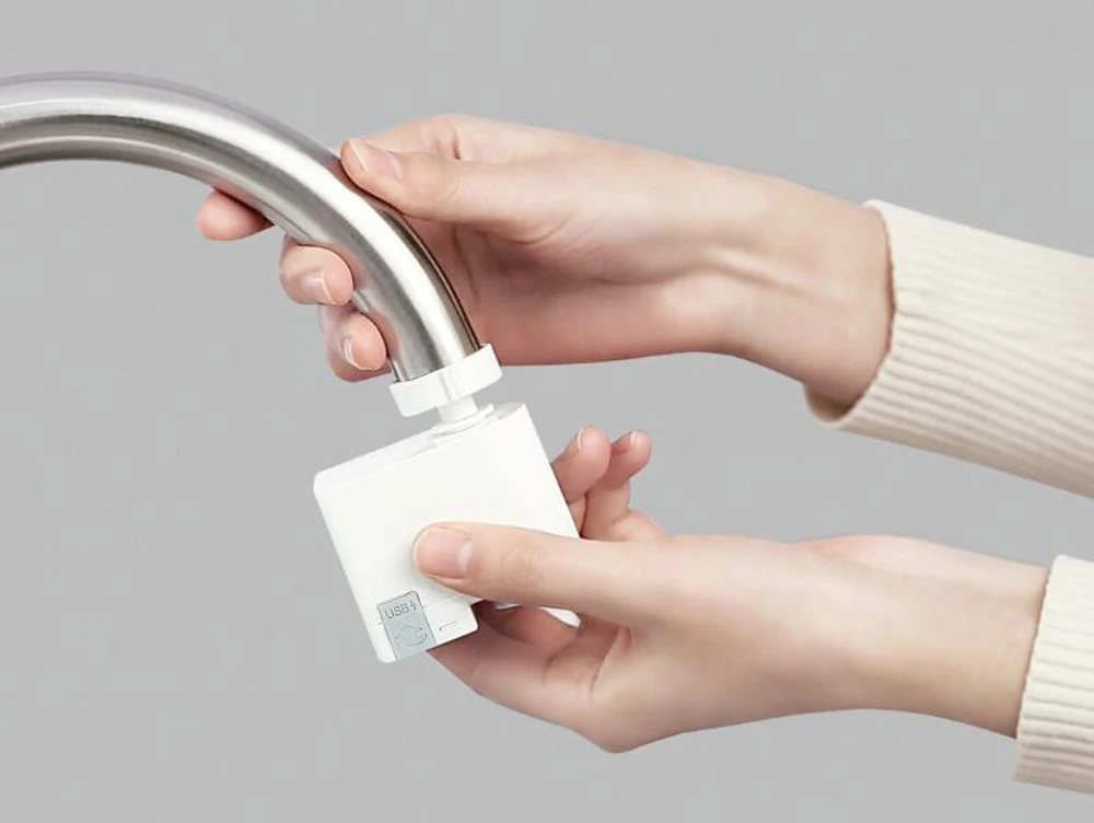 Xiaomi автоматическое сенсорное инфракрасное Индукционное устройство для экономии воды Регулируемый мини-распылитель воды для кухни ванной раковины кран