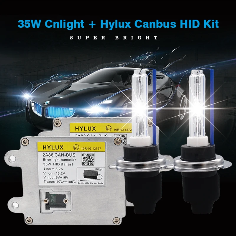 2021 Новый SKYJOYCE 35 Вт HID комплект Hylux 2A88 CANBUS балласт и Cnlight прямая Лампа H1 H3 H7 H11 9005 9006