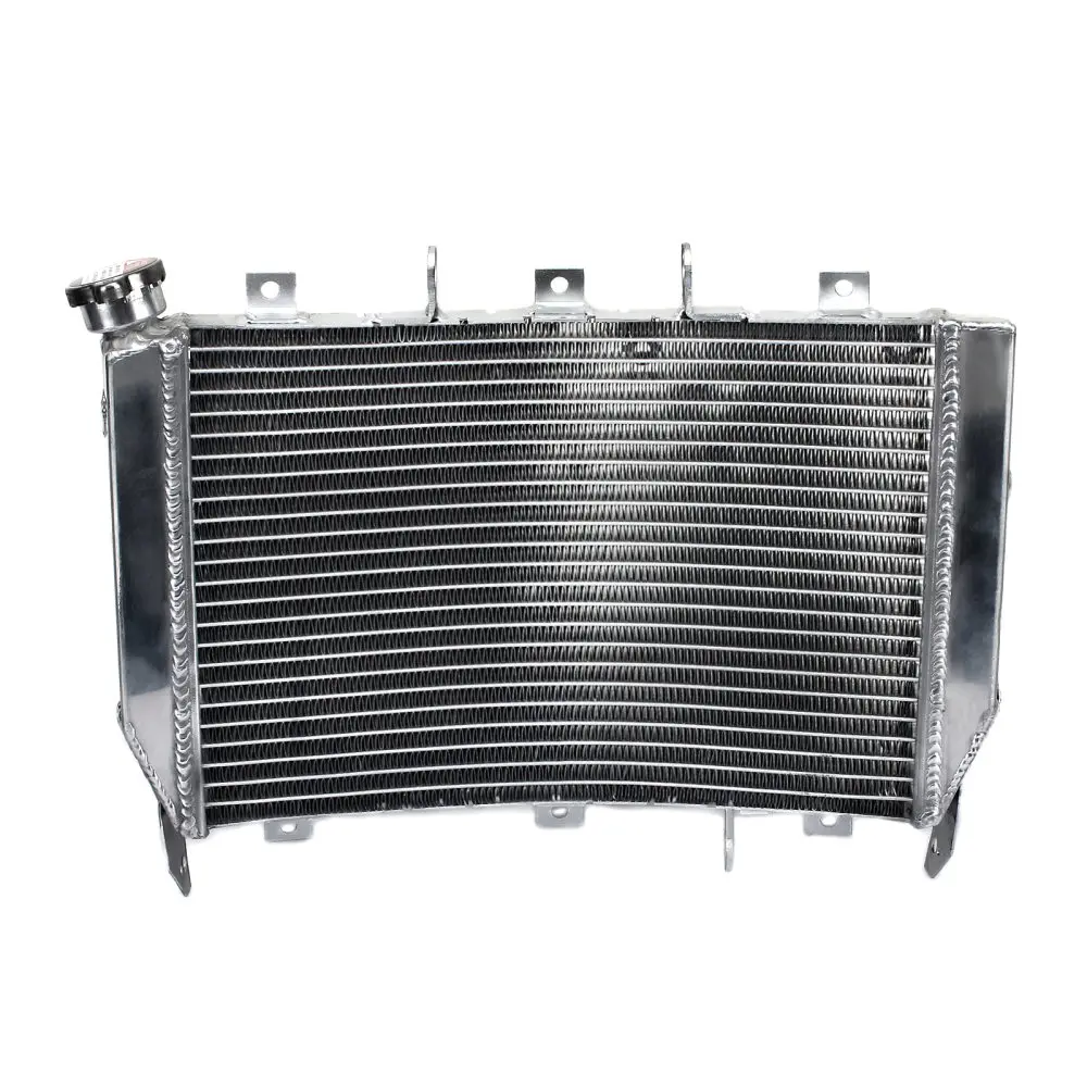 Natural BIKINGBOY радиатор охлаждения двигателя для KAWASAKI Ninja ZX6R 636 2003 2004 ZX-6RR 600 03 04 водяное охлаждение ноутбук в алюминиевом корпусе с Core в байкерском стиле - Цвет: Natural