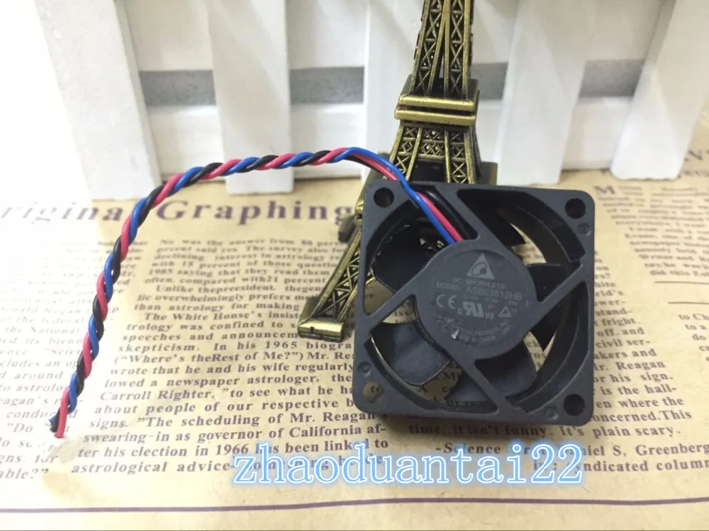 Оригинальный Delta ASB03512HB 3515 35 мм 3 5 см DC 12V 0.18A трехлинейный вентилятор осевой Корпус