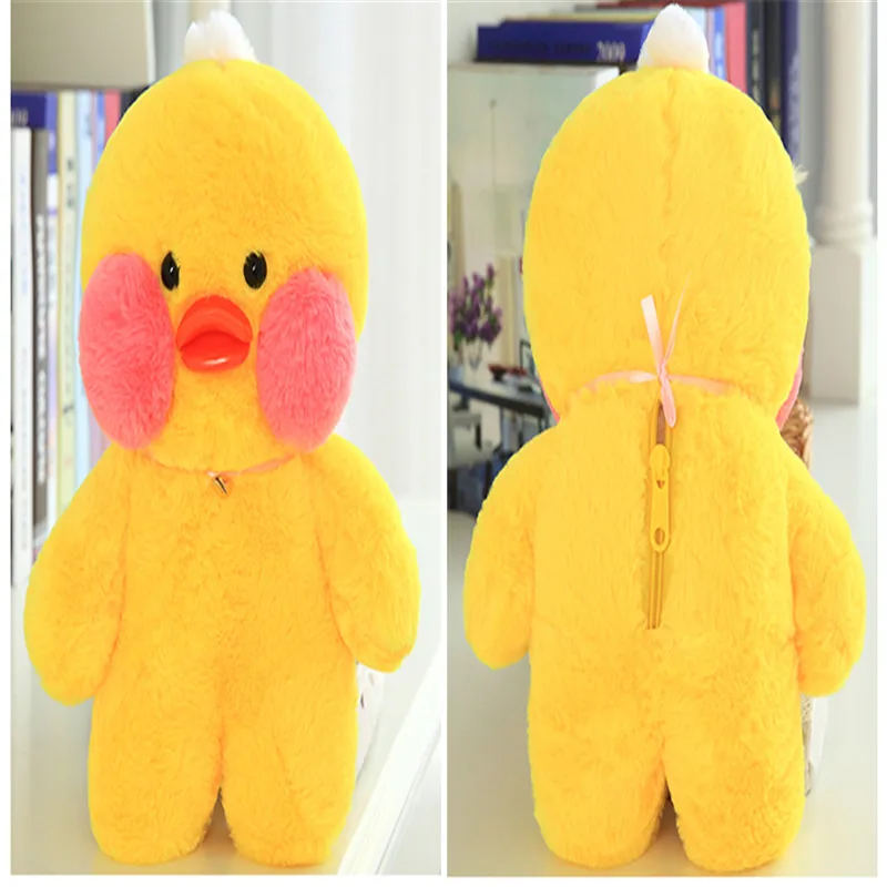 Kawaii LaLafanfan кафе утка плюшевая игрушка мультяшная Милая Утка Мягкая кукла животные куклы детские игрушки подарок на день рождения для детей