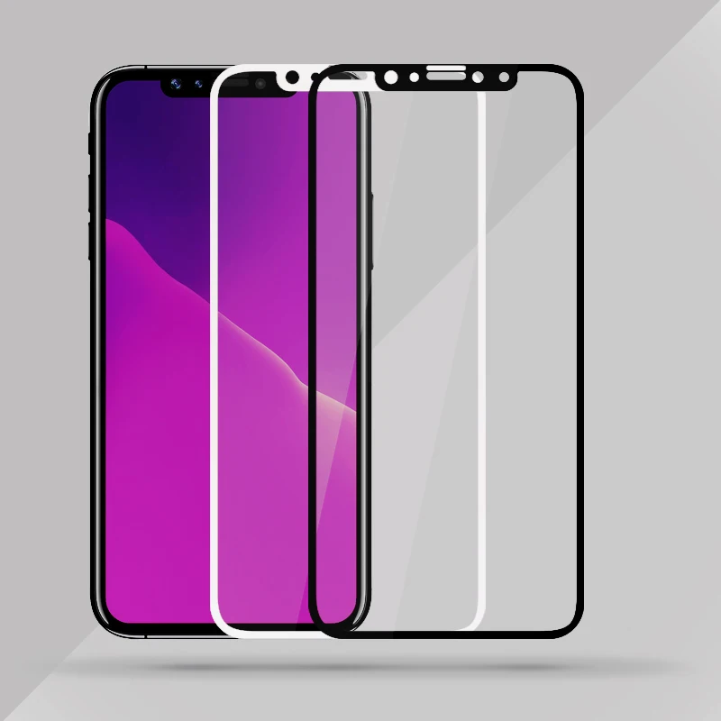 Полное покрытие из закаленного стекла 9 H для iphone Xs Max XR X 8 5 5S SE 6 6s 7 plus 10 защита экрана пленка для iphone Xr Xs Max