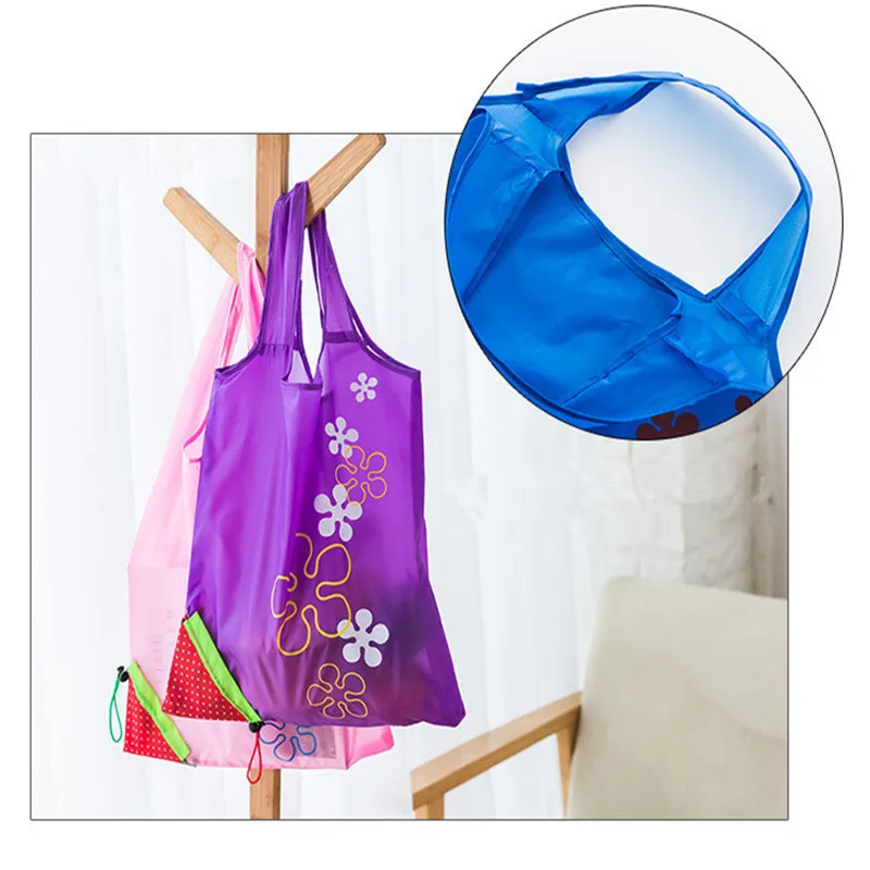 2 шт. Творческий окружающую среду для хранения сумка клубника складные сумки