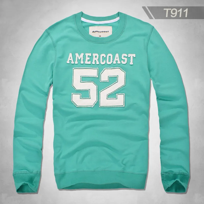 T911 Medium green Amercoast/весенне-осенний комплект с футболкой с длинными рукавами и круглым вырезом 90 - Цвет: T911 Medium green