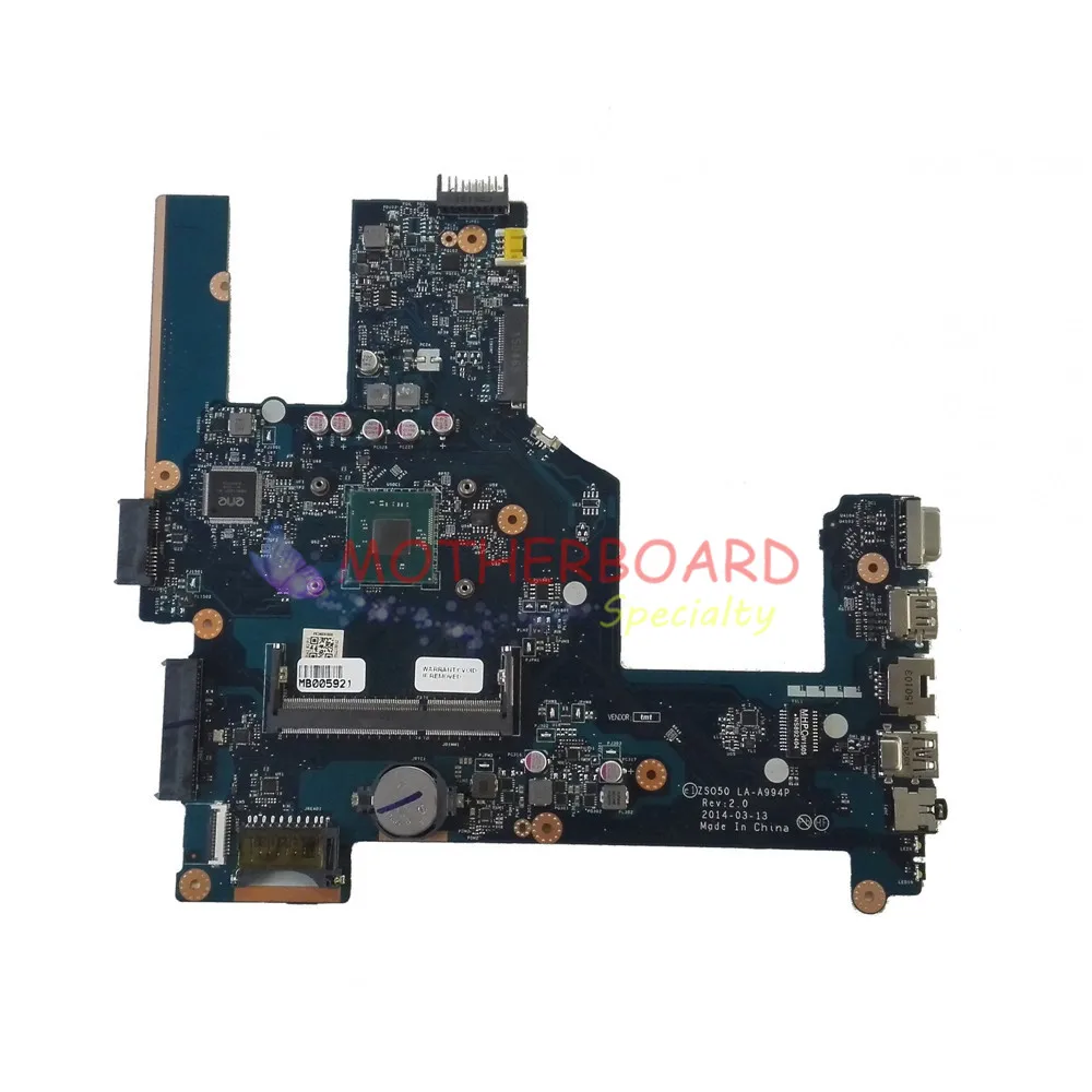 Vieruodis для HP 15-R Материнская плата ноутбука W/N3540 CPU 788287-501 788287-001 ZSO50 LA-A994P | Компьютеры