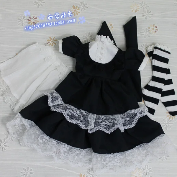 Платье горничной для 1/3 1/4 BJD SD куклы Одежда девочек|Куклы| |