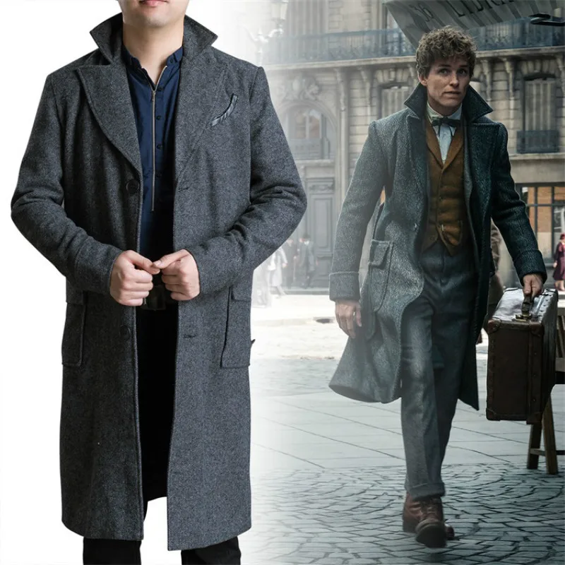 Cos Фантастические звери: костюм для костюмированной вечеринки Grindelwald Newt Scamander