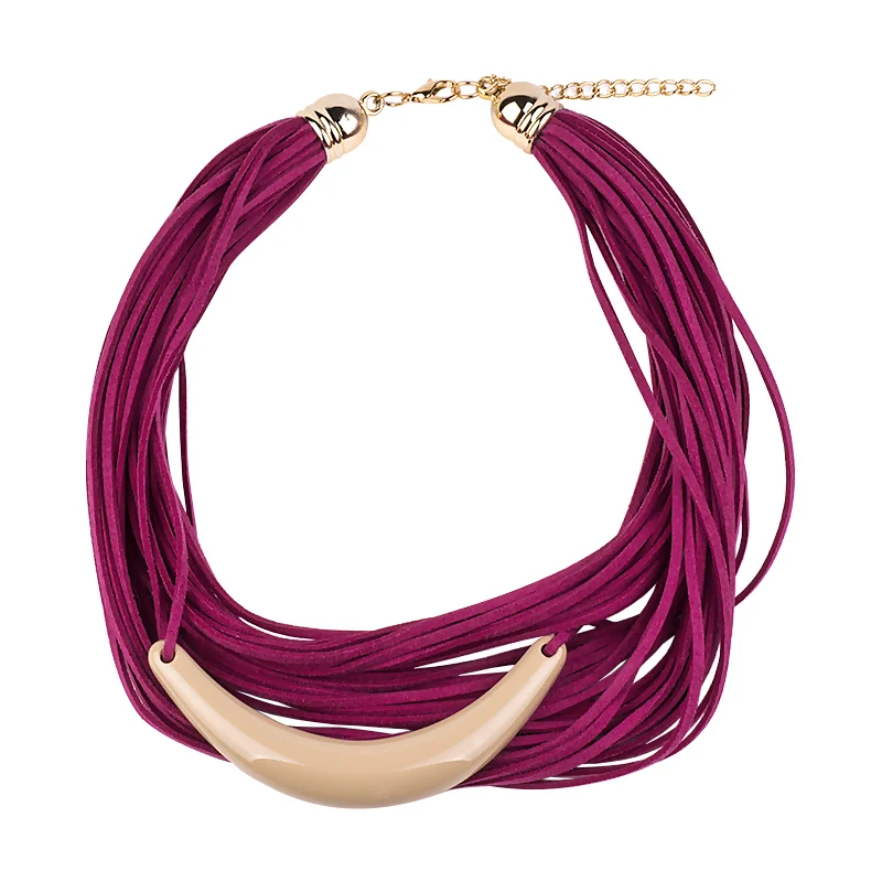 Женское многослойное колье чокер GuanLong украшение в виде ленты 2018|chokers necklaces for