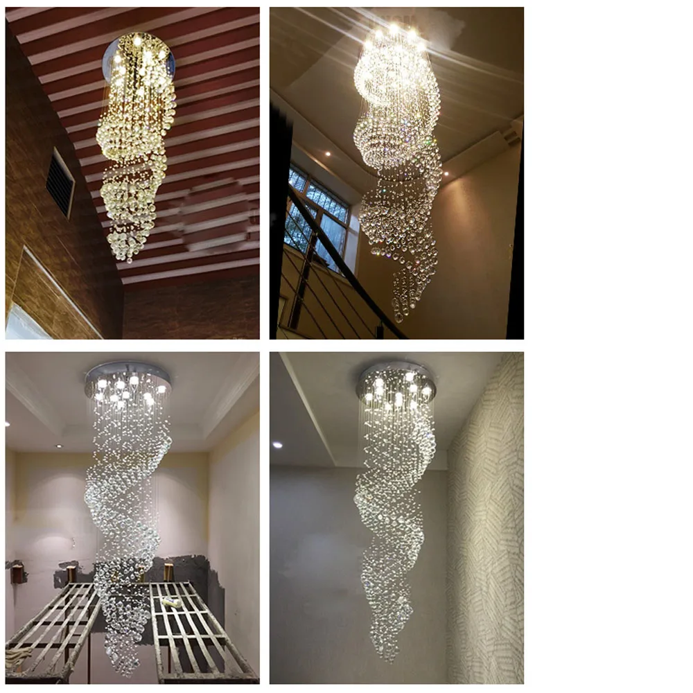 Хрустальная люстра в современном стиле дизайнерский потолочный светильник