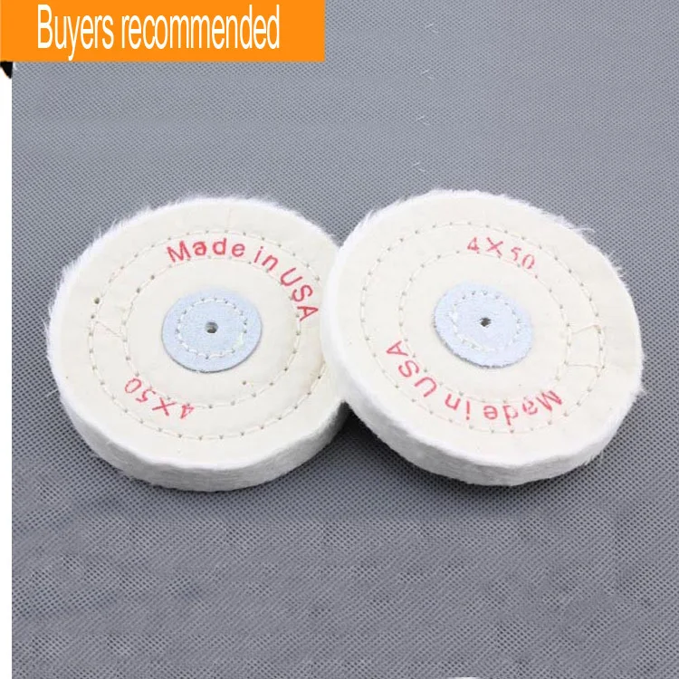 2 шт. 100 мм шлифовального круга машины хлопчатобумажной ткани колеса полировка