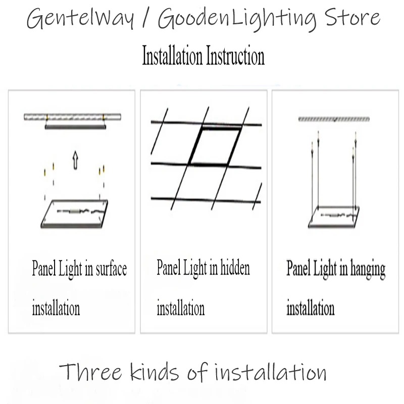 Светодиодный потолочный светильник GentelWay квадратный круглый 6 Вт 12 18 потолочная