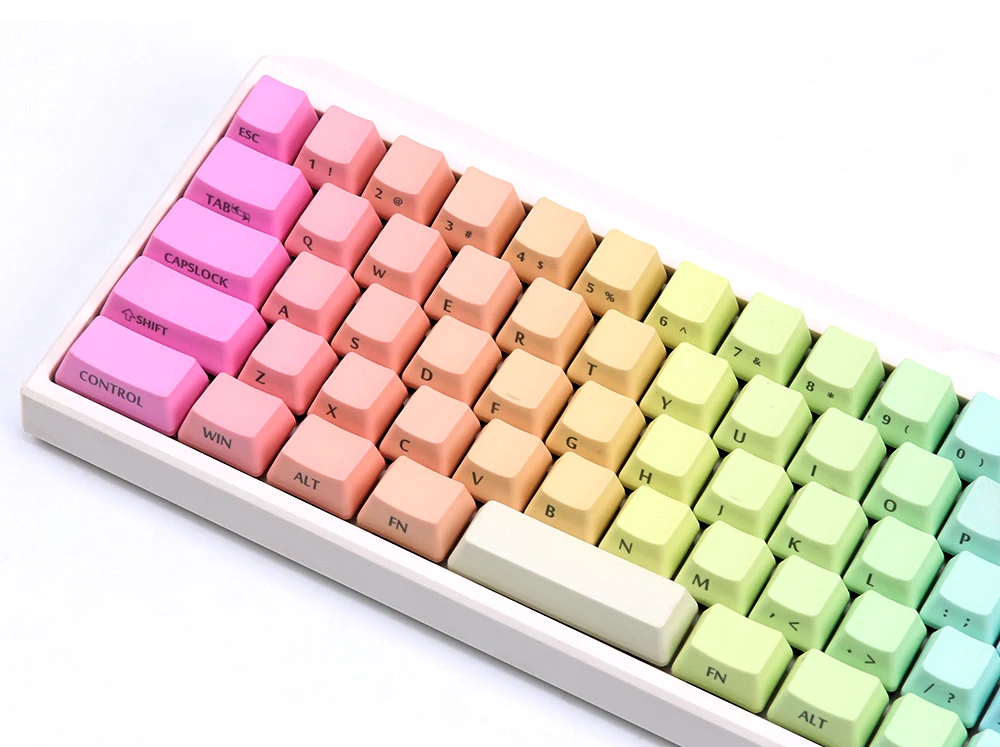Механическая клавиатура Minila Rainbow OEM с боковой печатью для filco Minila cherry mx