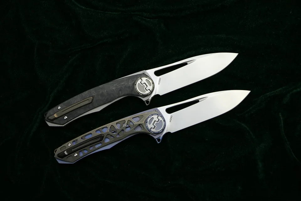 VENOM гарпун M390 стальной титановый CF Флиппер складной нож для кемпинга охоты выживания карманные кухонные ножи для фруктов инструмент для повседневного использования