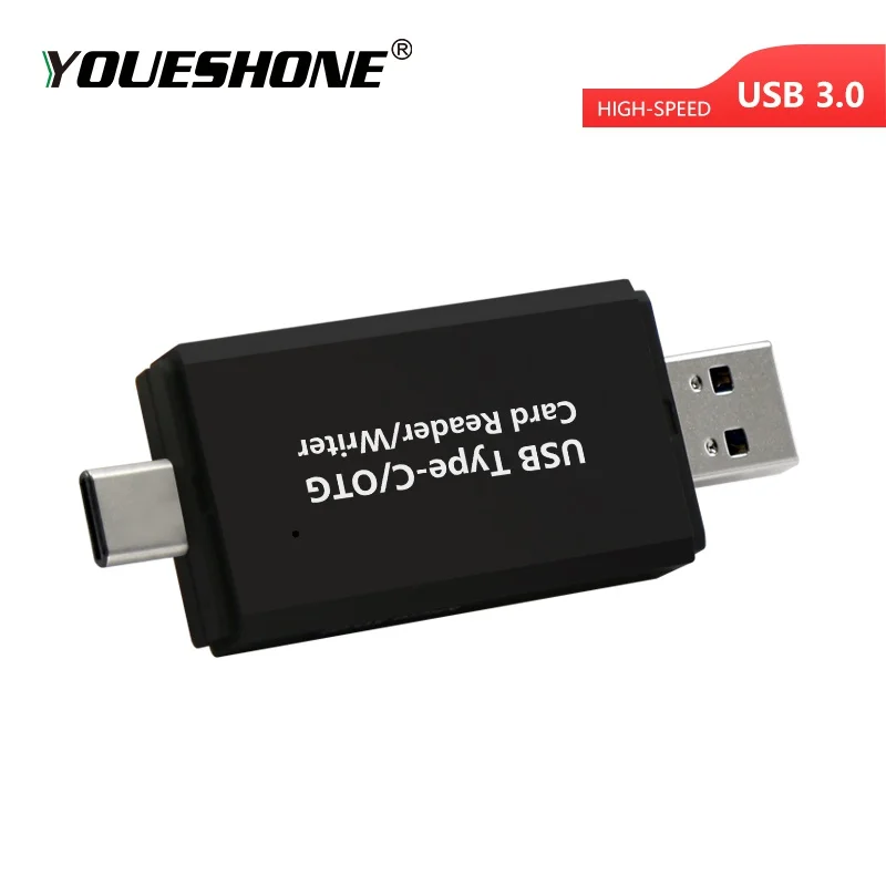 OTG кардридер 3 в 1 с разъемами типа C micro USB и Высокоскоростной 0 универсальный TF/SD