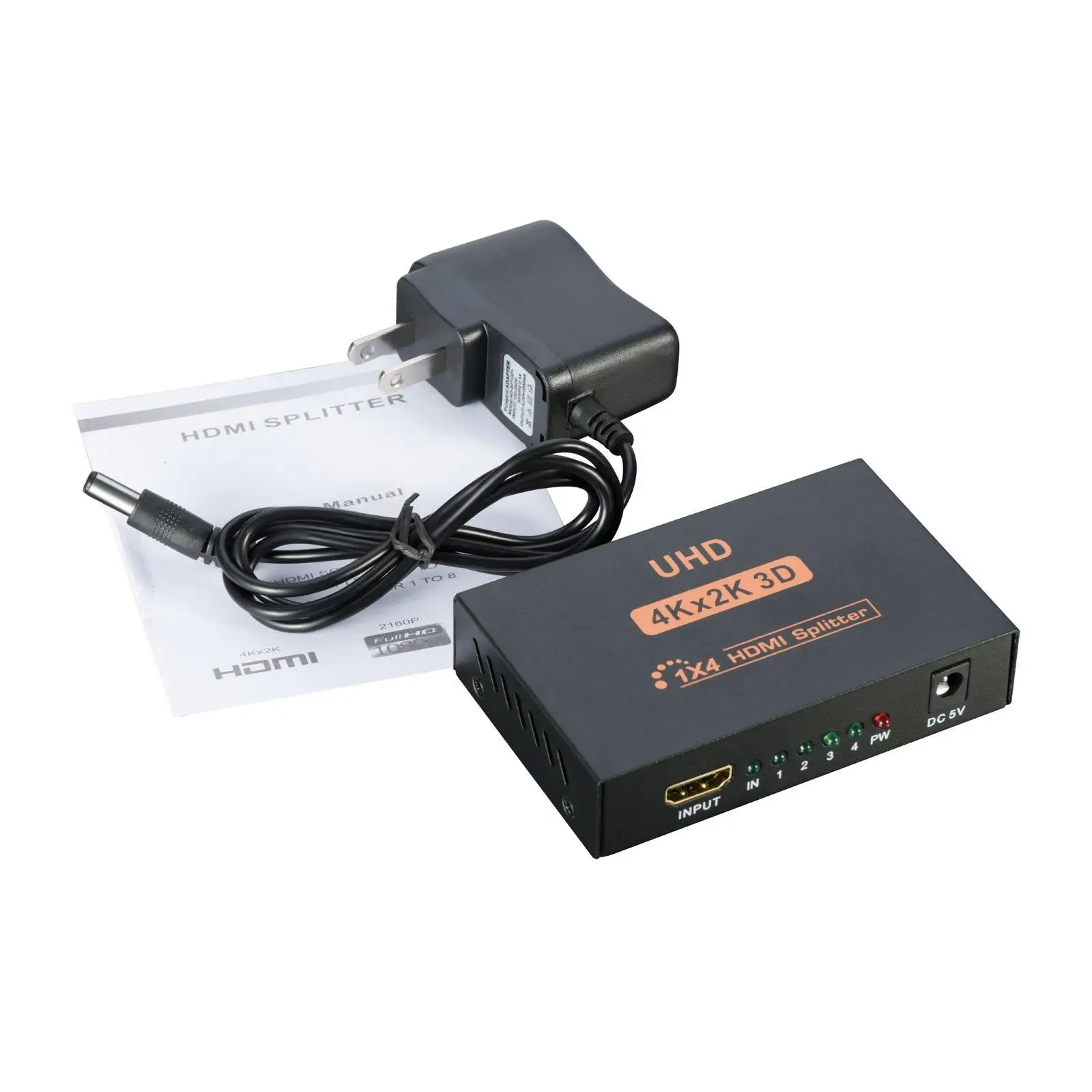 EastVita UHD 4K * 2K 3D 1 in4 out 1X4 4 порта HDMI разветвитель концентратор усилитель HD 2160P Женский