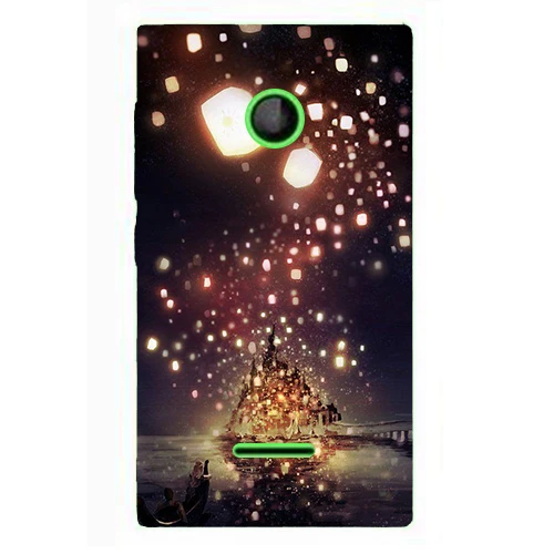 Z99 Чехол для microsoft Lumia 435 Dual SIM модный принт листья Прекрасный жесткий Пластик чехол Коке смартфон - Цвет: Z99