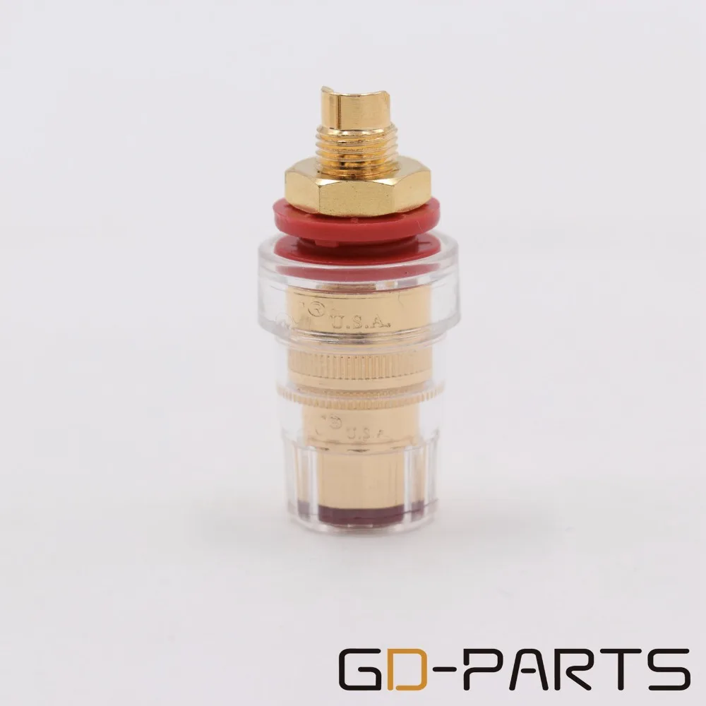 GD-PARTS CMC 858S-G позолоченный OFC латунный динамик связывающий пост разъем банан разъем терминал короткая резьба