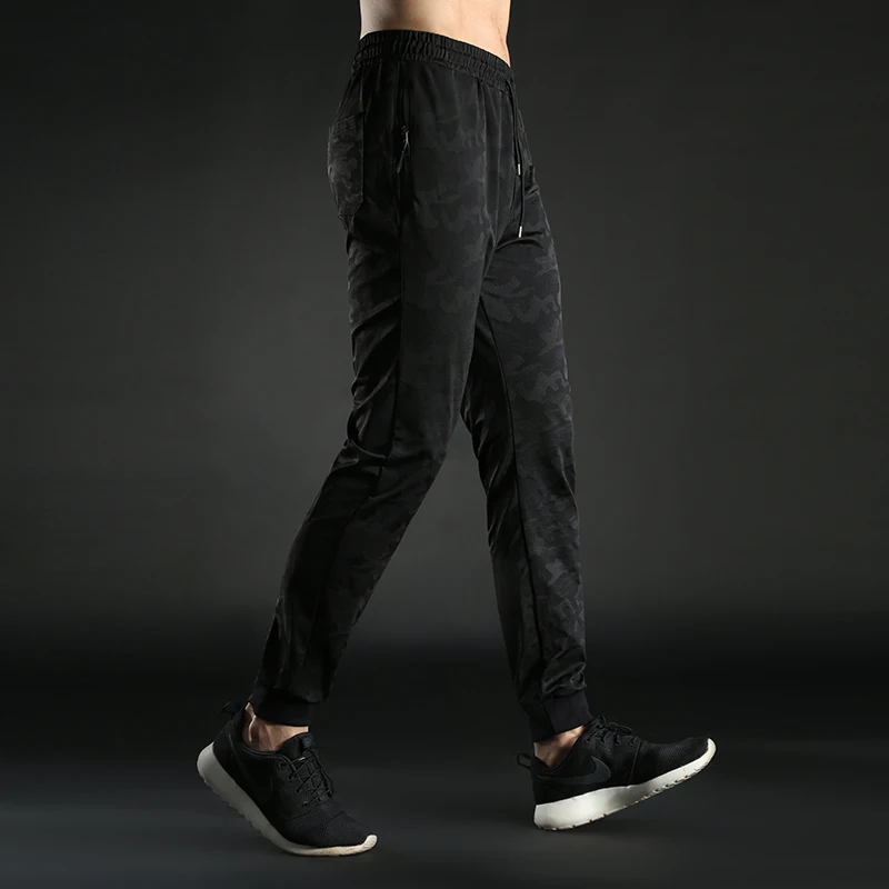 

Camouflage Running Legging Pants Men Gym Yoga Fitness Pants Running Sweatpants Jogging Trousers Slim Zipper Soccer Running Pants