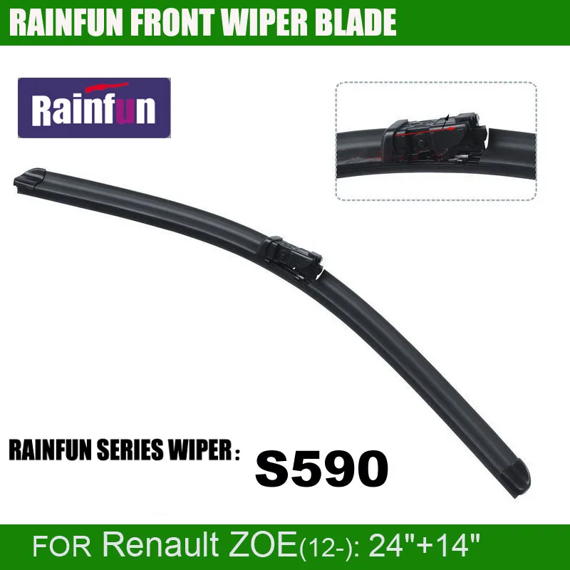 Щетка стеклоочистителя для Renault ZOE(12 ) 24 + 14 дюймов|wiper blade|car wiper bladeauto wipers |