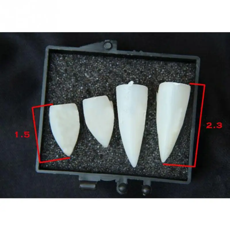 Комплект из 4 предметов с забавными фальшивыми зубцами страшное платье для