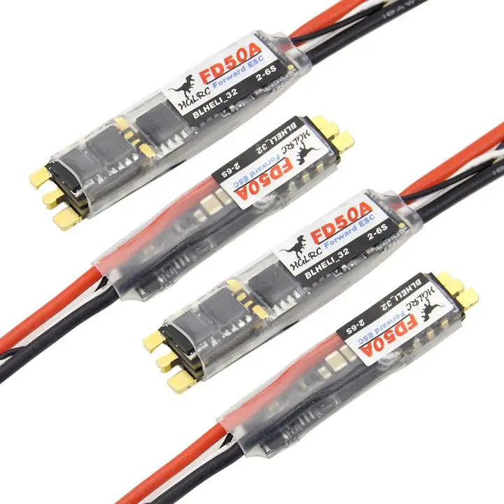4 шт. HGLRC передний FD50A 50A 2 6S blheli _ 32 32bit DSHOT1200 бесщеточный ESC для радиоуправляемого FPV