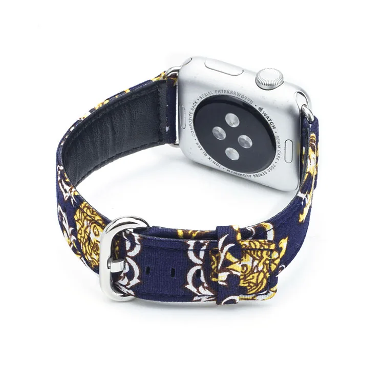 Холщовый ремешок для apple watch ремешок iwatch 4 5 ремешок 42 мм 44 мм 38 мм 40 мм браслет colck аксессуары для часов apple watch 4 3 2 1