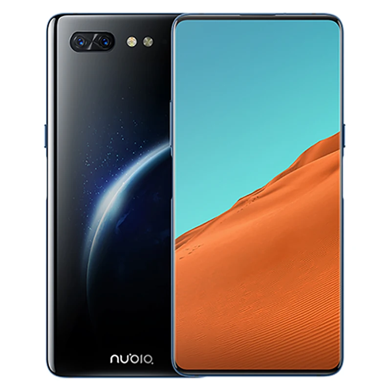 Nubia X мобильный телефон 6 26 дюймов ГБ/8 ГБ ОЗУ 64 Гб/128 Гб ПЗУ Восьмиядерный Snapdragon 845