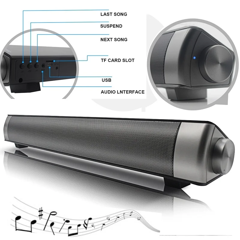 Bluetooth динамик с поддержкой TF карты беспроводной мини сабвуфер стереосистема
