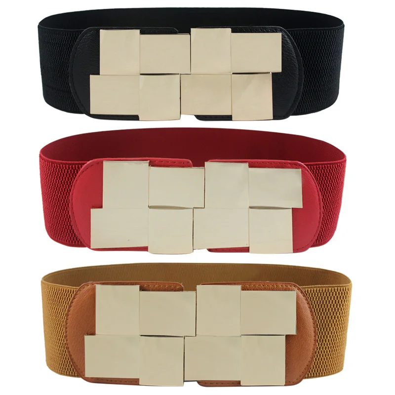 Женский эластичный пояс широкий для платьев 3 дюйма | Аксессуары одежды