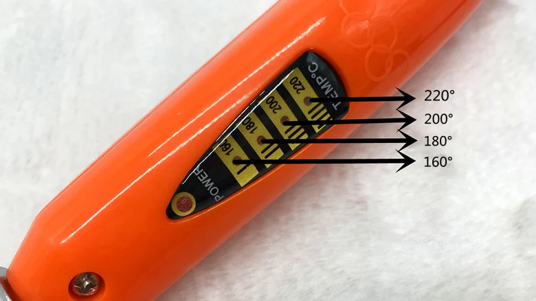 Профессиональная плойка для завивки волос диаметром 9 мм до 31 золотистая