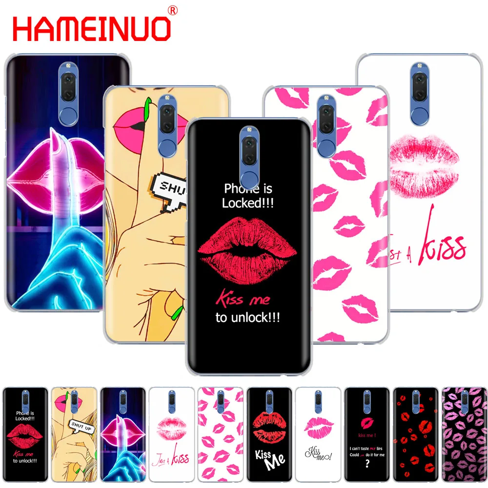 Чехол с румянами для телефона HAMEINUO Kiss me Lips чехол Huawei NOVA 2 2S 3e PLUS LITE p smart 2018 enjoy 7s mate 7 8