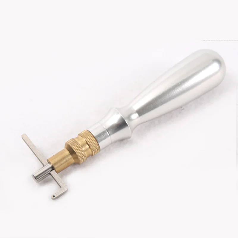 

DIY Leather craft Pro Stitching Groover Crease Aluminum Handle Leather Tool Set