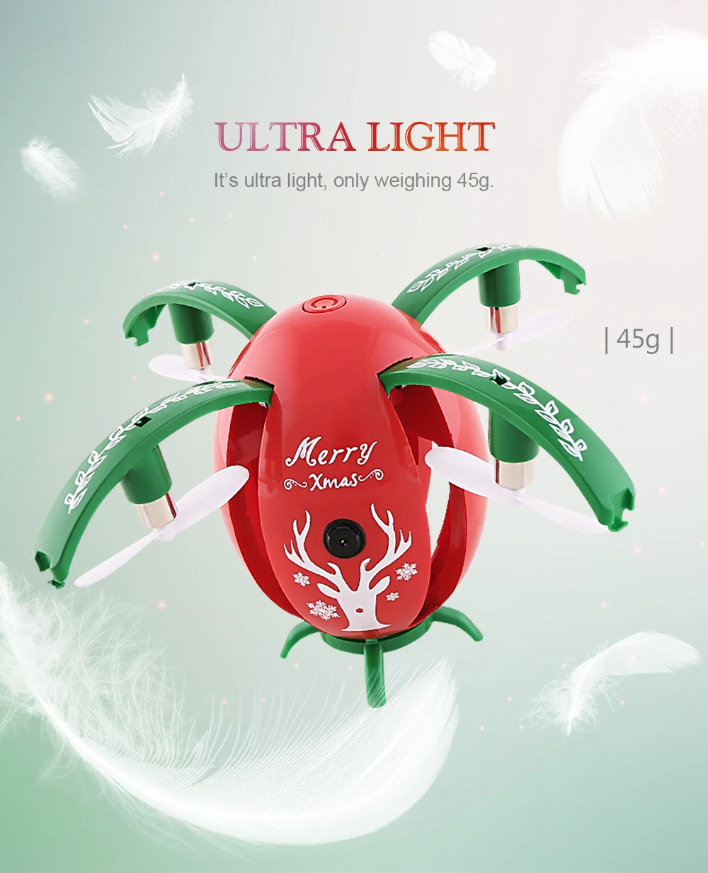 JJRC H66 яйцо 720P wifi FPV селфи Дрон с датчиком силы тяжести режим удержания высоты RC Квадрокоптер RTF X-Mas вертолет для детей Дрон
