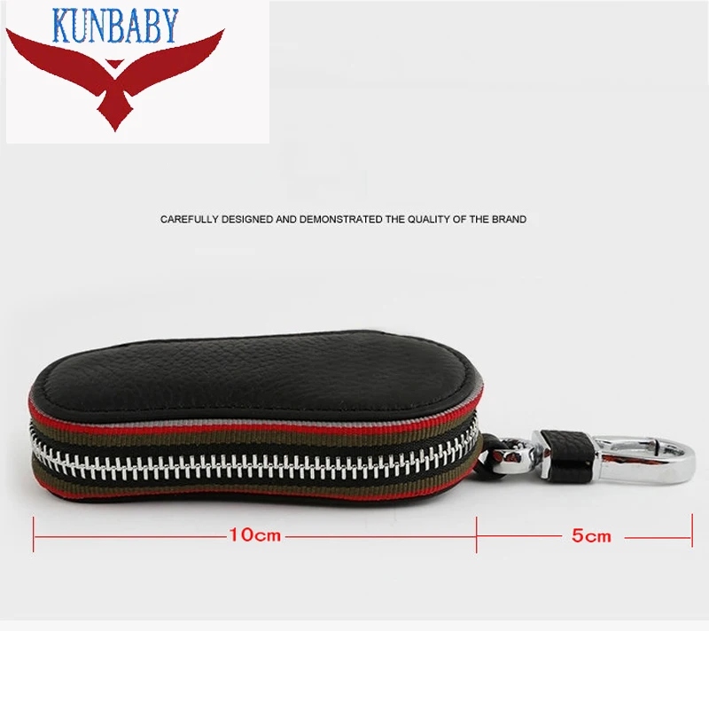 KUNBABY/кошельки из натуральной кожи для ключей автомобиля кейс на молнии сумка бумажник кошелек для Alfa Romeo автомобильные аксессуары