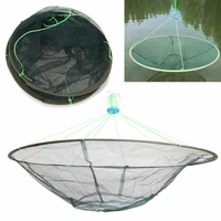 100cm large landing fishing net large prawn bait crab shrimp net crayfish catcher net tackles protable foldable landing net