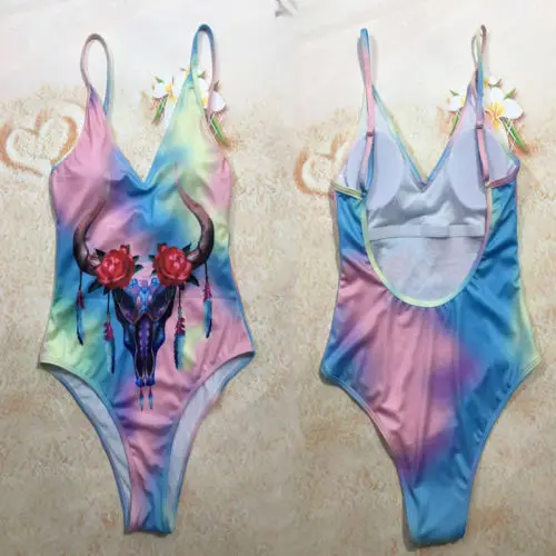 Цельный бандажный Монокини бикини купальник новинка 2018 летний женский купальный