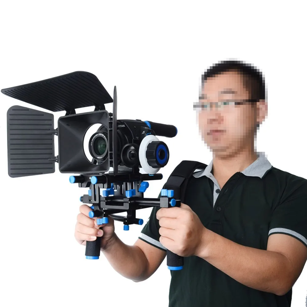 Neewer DSLR Rig Set Movie Kit Film Making System Shoulder Mount Follow Focus and Matte Box for Cameras Video Camcorders | Электроника