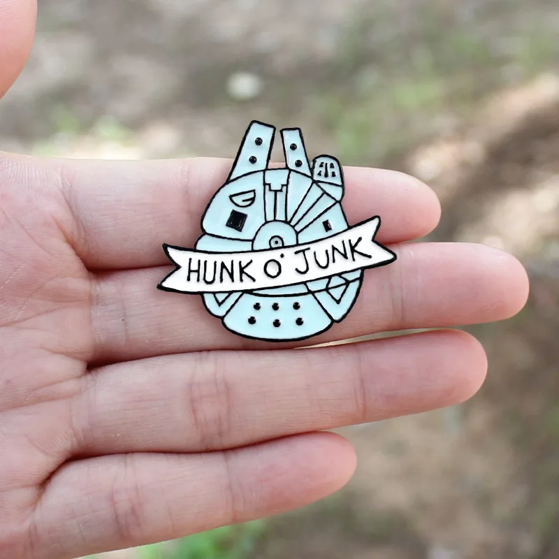 Эмалированная брошка Hunk o' JUNK sciential Star Wars космический корабль на заколках рюкзак