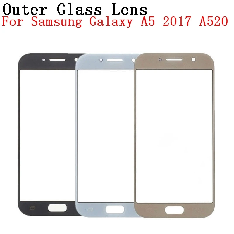 RTBESTOYZ для Samsung Galaxy A5 2017 A520 A520F Сенсорная панель экрана замены ЖК передней внешней