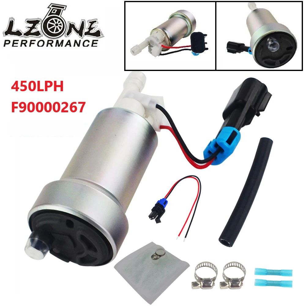 

LZONE - E85 гоночный высокопроизводительный внутренний топливный насос 450LPH F90000267 и установить комплект JR-FPB007