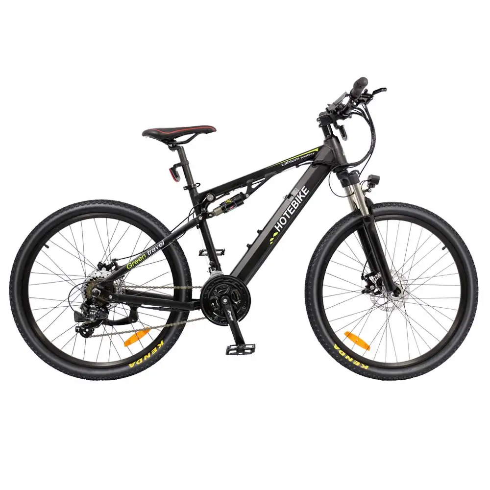 black electric bike Полная подвеска 2" колеса Горный велосипед электрический велосипед - Цвет: black electric bike