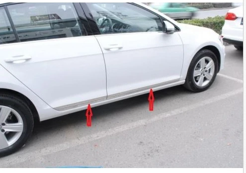 

Steel Body door Side Molding trim Chrome for VW GOLF 7 MK7 5door 2013 2014