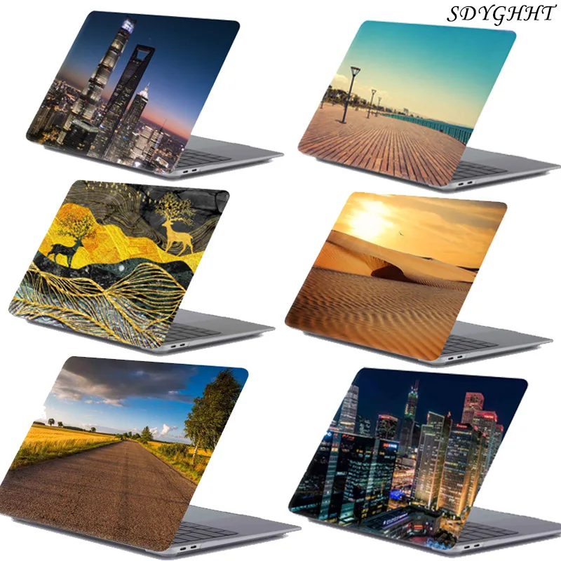 SDYGHHT, чехол для ноутбука Macbook Pro retina Air series 11 12 13 15, для Mac book pro 13,3 15,4 дюймов с крышкой сенсорной панели