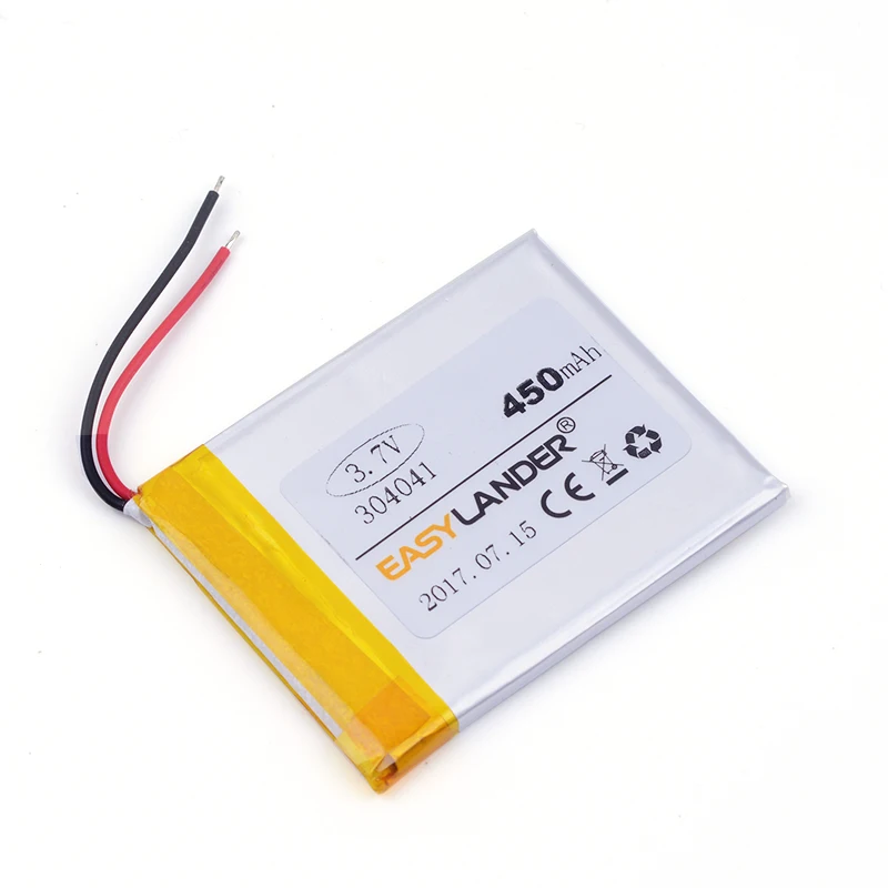 3 7 V 304041 450mAh литий-ионный полимерный аккумулятор 034041 304040 батареи