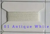 01 anitique white Вышивка крестом Люминесцентная светящаяся нить светящаяся головка светится в темноте ночью, 1000 ярдов на бобину, 12 цветов - Цвет: 01 anitique white