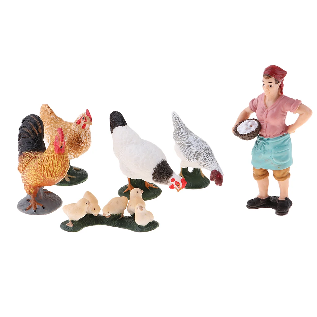 Игрушечная Мини-Ферма HO Scale игрушечная мини-игрушка для маленьких людей | Игрушки