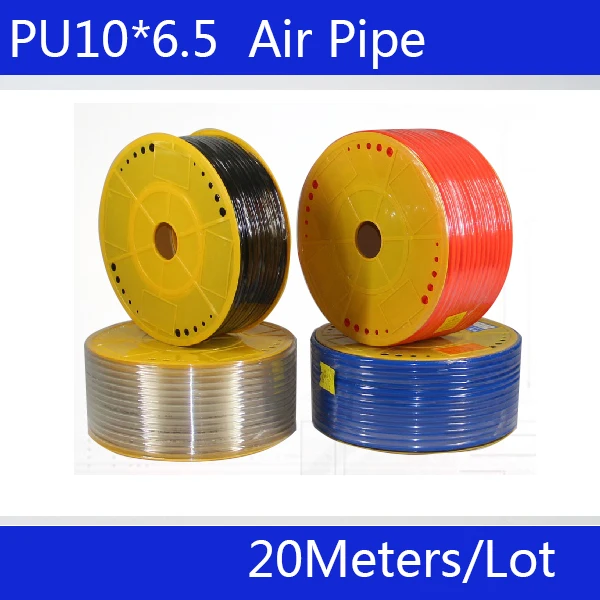 

Quick-Release Hose PU Pipe 10*6.5mm for air & water 20M/lot Pneumatic parts pneumatic hose luchtslang air hose ID 6.5mm OD 10mm