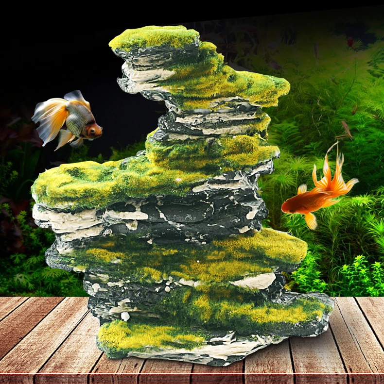 Mossy коралловый риф украшенный камни для сада камней аквариум ландшафтное